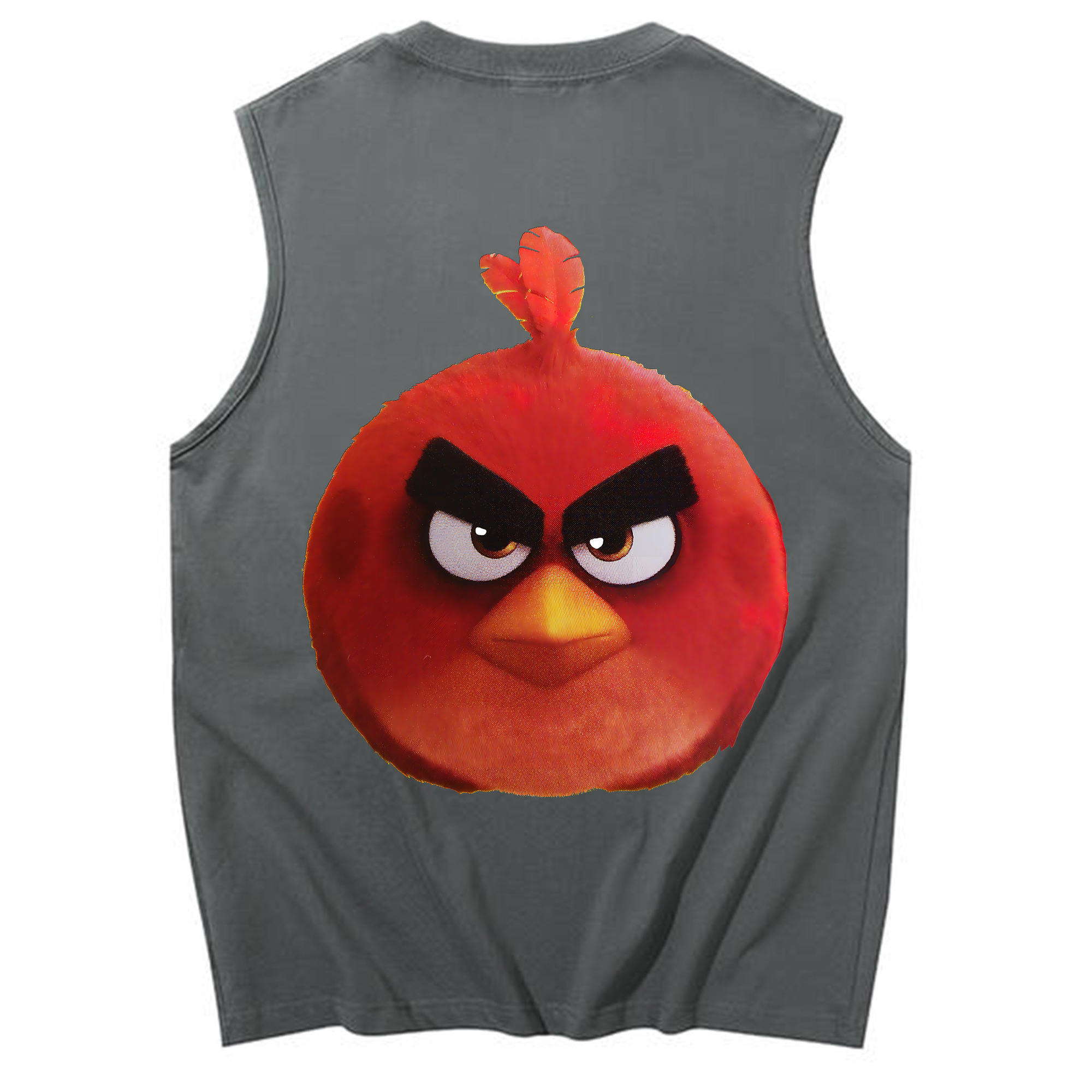 （画像用） Angry Birds アングリーバード コットン100％タンクトップ（背面プリント）